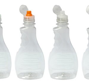 16 Frasco Plástico Cristal Pet 300ml Sport Fliptop Bor