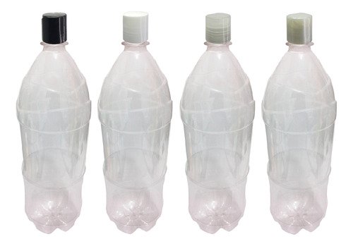 12 Frasco Plástico Cristal Pet 2l Com Tampa Disktop Ref - Imagem 2