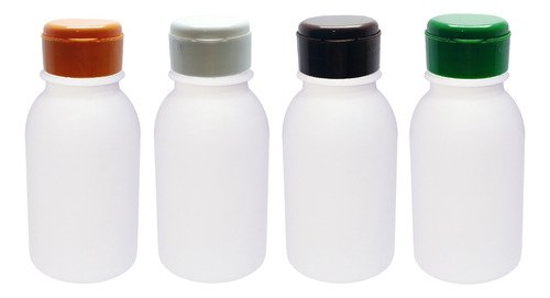 228 Frascos Plástico Branco Pet 200ml Fliptop C/ Rosca Det - Imagem 4