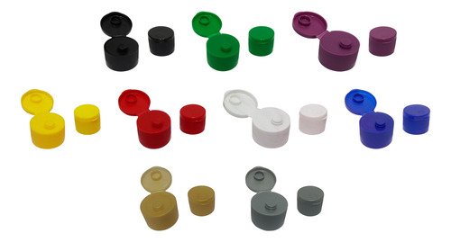 945 Frascos Plástico Âmbar Pet 400ml C/ Tampa Fliptop Min - Imagem 8