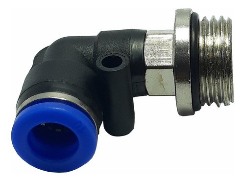 1 Conexão Pneumática Cotovelo Macho Rosca 1/2 X Tubo 10mm - Imagem 3