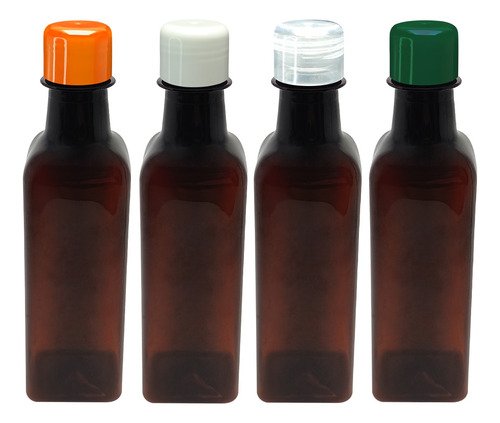 27 Frasco Âmbar Pet 250ml Aromatizante Tampa Batoque Aze - Imagem 2