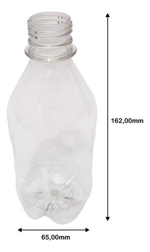 972 Frasco Plástico Cristal Pet 350ml Tampa Rosca 2 Bico Agu - Imagem 4
