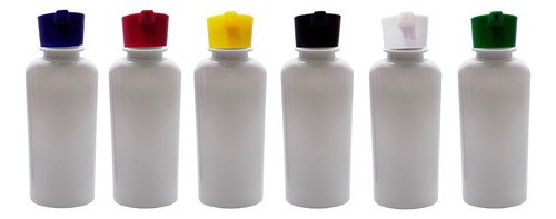 336 Frasco Plástico Branco Pet 140ml Tampa Rosca 2 Bico Aro - Imagem 2