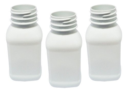 24 Frascos Plástico Branco Pet 200ml Tampa Peneira Qua - Imagem 3