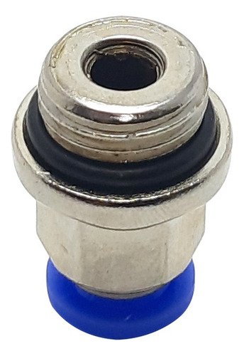 1 Conexão Pneumática Reta Macho Rosca 1/4 X Tubo 6mm - Imagem 2