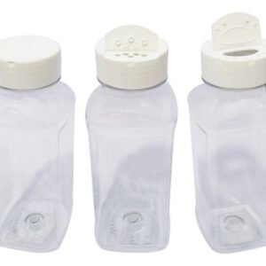 1254 Frascos Plástico Cristal Pet 300ml Tempero Fliptop Qua