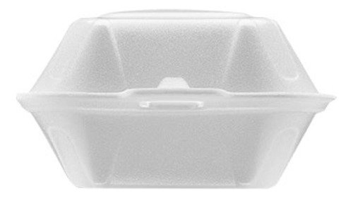 126 Hamburgueira Branca Isopor 156x166x90mm Bom Apetite Bh03