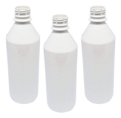 765 Frasco Plástico Branco Pet 500ml Batoque 12 Furos Cos - Imagem 3