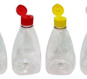 588 Frascos Plástico Cristal Pet 500ml C/ Tampa Fliptop Pir