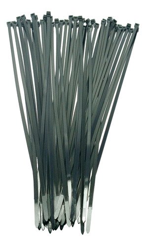 40 Pacote Abraçadeiras De Nylon Preta 4,8x380mm C/ 50 Unid