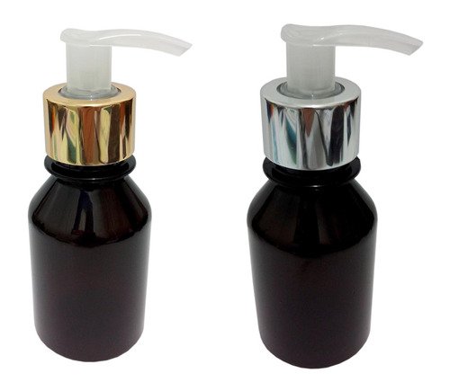 939 Frascos Plásticos Âmbar 100ml Válvula Bico Pato L Far