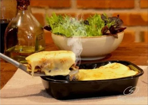 450 Bandeja Forneável Preta 1000ml 210x160mm Galvanotek G201 - Imagem 3