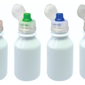 1565 Frasco Plástico Branco 100ml Tampa Sport Fliptop Far