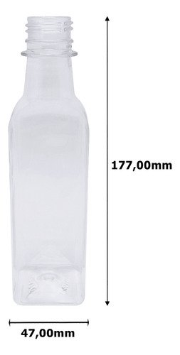 26 Frasco Plástico Cristal Pet 250ml Azeite Tampa S Batoque - Imagem 9
