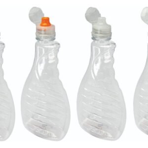 400 Frascos Cristal Pet 500ml Tampa Sport Fliptop Bor