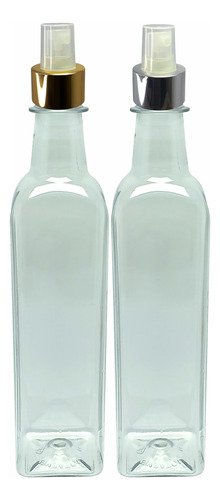 48 Frascos Plástico Cristal Pet 500ml Válvula Spray L Aze