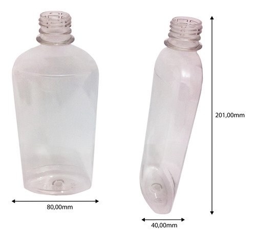 135 Frascos Cristal Pet 400ml Tampa Sport Fliptop Min - Imagem 6