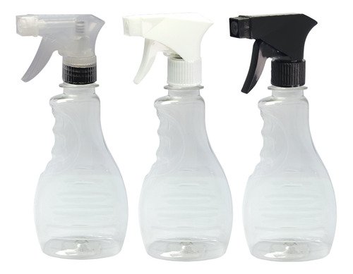 924 Frasco Plástico Cristal Pet 300ml Válvula Gatilho Bor