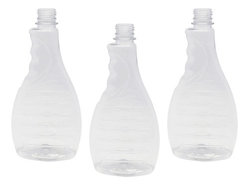 12 Frascos Plástico Cristal Pet 500ml Tampa Rosca Lacre Bor - Imagem 3
