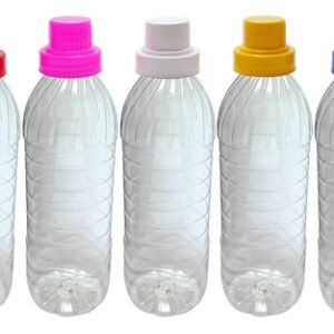 57 Frasco Plástico Cristal Pet De 1l Tamp Dosadora 30ml Suc