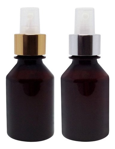 363 Frascos Plásticos Âmbar Pet 120ml Válvula Spray L Far