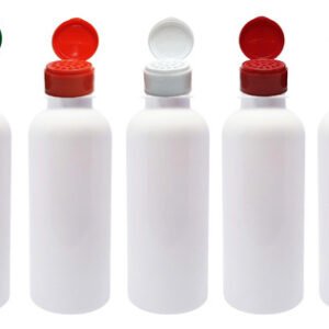 112 Frascos Plástico Branco Pet 500ml Tampa Peneira Det