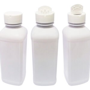 791 Frascos Plástico Branco Pet 500ml Tempero Fliptop Qua