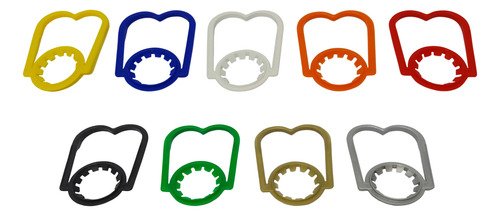 6 Frascos Plástico Âmbar Pet 1l Com Alça 2 Dedos Agu - Imagem 4