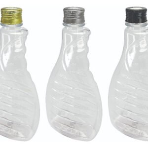 12 Frasco Plástico Cristal Pet 500ml Tampa Difusor C/ F Bor