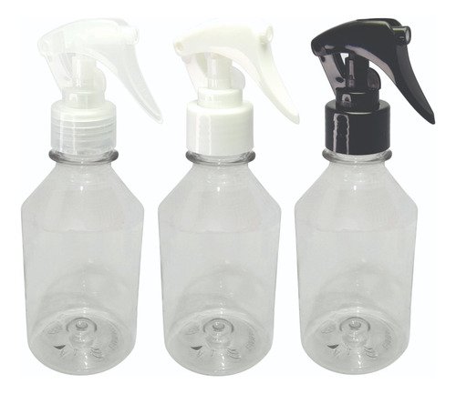 160 Frasco Plástico Cristal 250ml Pet Válv Mini Gatilho Far