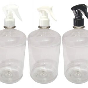 126 Frasco Plástico Cristal Pet 1l Com Válv Mini Gatilho Sab