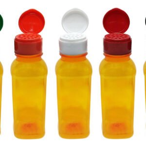 171 Frascos Plástico Laranja Pet 300ml Tampa Peneira Qua