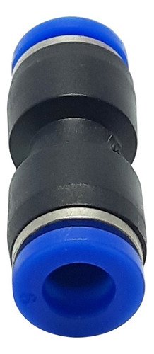 100 Conexão Pneumática Uniao Reta Tubo 6mm - Imagem 2
