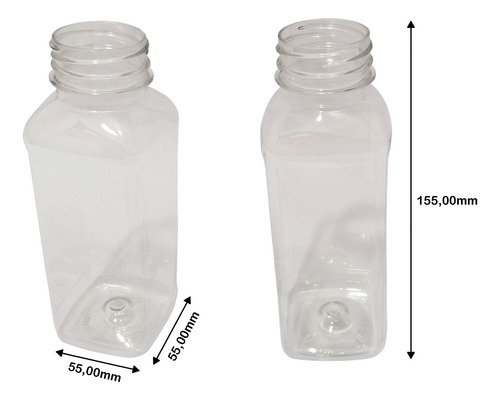 171 Frascos Plástico Cristal Pet 300ml Tampa Peneira Qua - Imagem 6