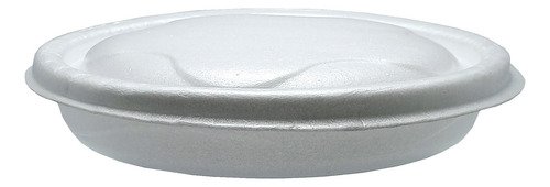 10 Marmitex Branca Isopor 190x33mm 500ml Darnel R100 - Imagem 2