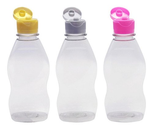 253 Frascos Plásticos Cristal Pet 190ml C/ Tampa Fliptop Mol - Imagem 3