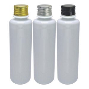 108 Frascos Plásticos Branco Pet 250ml Tampa Alumínio S Cos