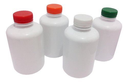 720 Frascos Plástico Branco Pet 500ml Tampa Rosca Lacre Sup - Imagem 2