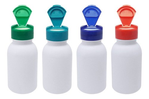 228 Frascos Plástico Branco Pet 200ml Tampa Fliptop Cap Det - Imagem 2