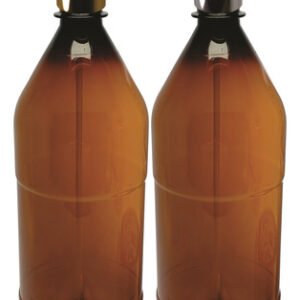 118 Frascos Plástico Âmbar 1l Com Válvula Spray L Agu