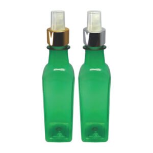 185 Frascos Plásticos Verde Pet 250ml Válvula Spray L Aze