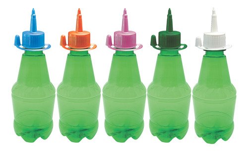 306 Frasco Plástico Verde Pet 300ml C/ Bico Aplicador Gr2 - Imagem 2