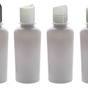 40 Frasco Plástico Branco Pet 140ml Tampa Disktop Aro