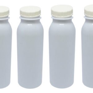 196 Frasco Plástico Branco Pet 250ml Tam Rosca S/ Lacre Det