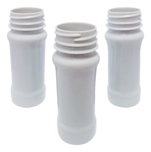 36 Frascos Plástico Branco Pet 120ml Tampa Peneira Con - Imagem 3