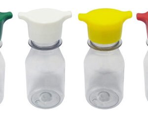 1624 Frasco Plástico Cristal Pet 60ml Tampa Rosca 2 Bico