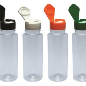 240 Frasco Plástico Cristal Pet 200ml Tampa Fliptop Cap Con