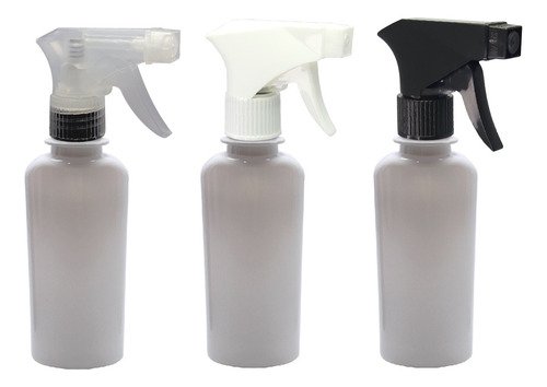 1023 Frasco Plástico Branco Pet 140ml Válvula Gatilho Aro