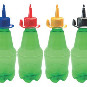 918 Frasco Plástico Verde Pet 300ml C/ Bico Aplicador Gr2